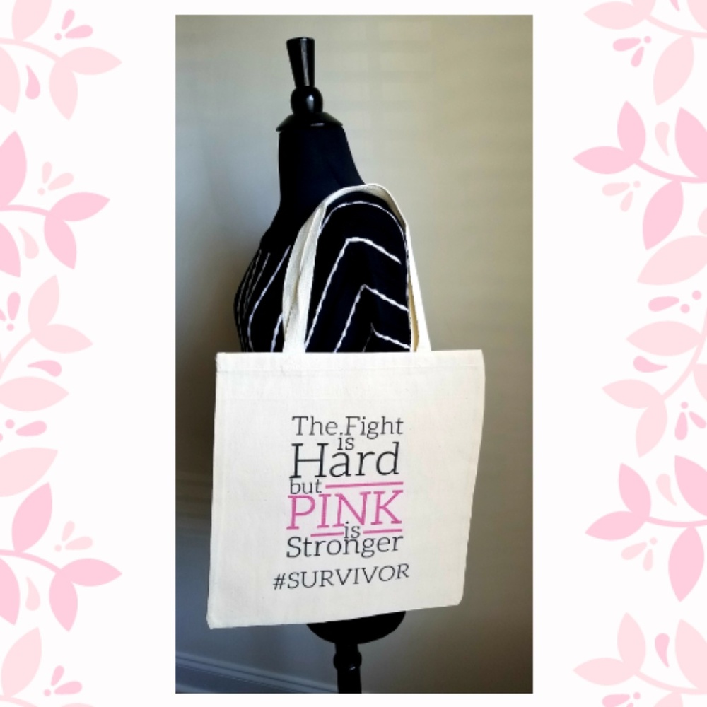 💕 Breast Cancer Tote Bag💕
